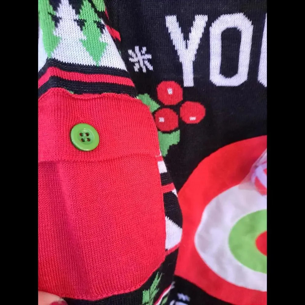 NWT Tipsy Elf You Miss You‎ Drink Christmas Sweater Size Medium